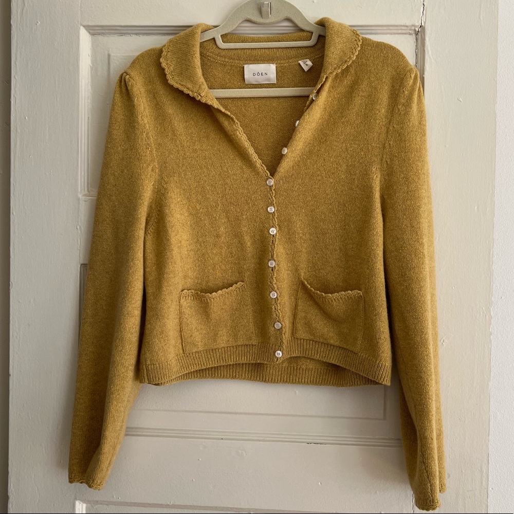 Doen Pippa sweater L wheat melange color